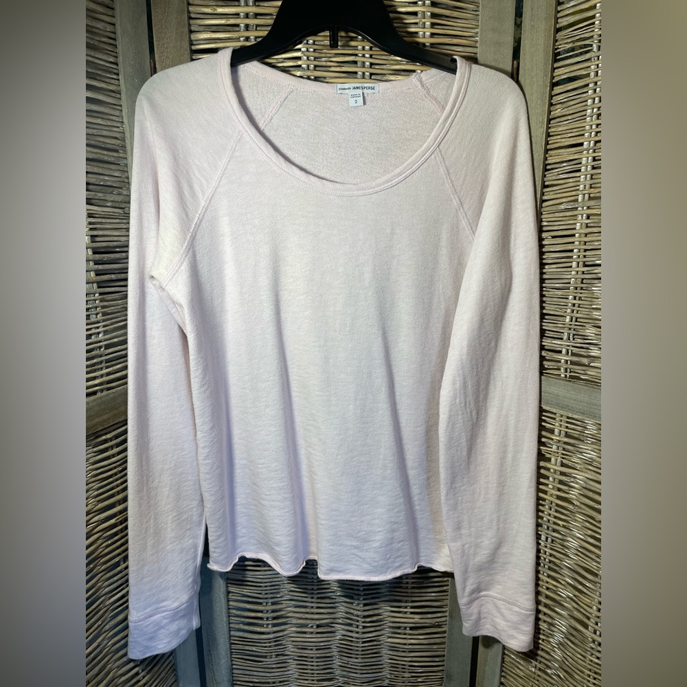James Perse French Terry Sweatshirt Lightweight - Medium
